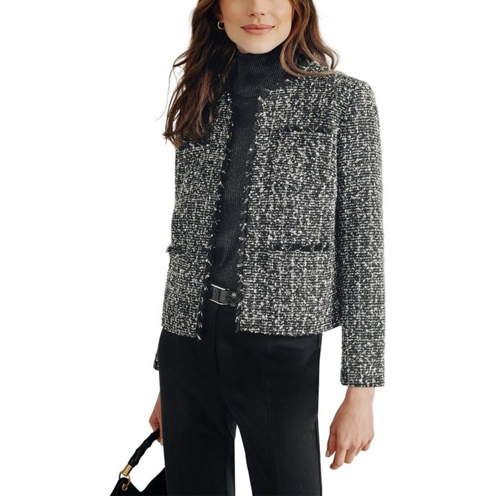J.Mclaughlin Womens  Martha Jacket, Black